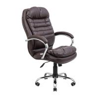 Офісне крісло Richman Валенсія Хром П4 M-2 (Tilt) Канзас Шоколад Фото