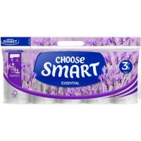 Туалетная бумага Smart Tissue Essential Lavender 3 слоя 10 рулонов Фото