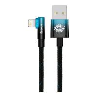 Дата кабель Baseus USB 2.0 AM to Lightning 2.0m 2.4A 90° corner black Фото