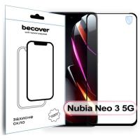 Стекло защитное BeCover Nubia Neo 3 5G Black Фото