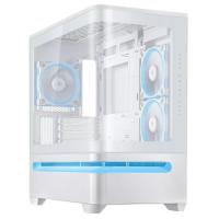 Корпус для ПК ASUS Prime AP202 ARGB Tempered Glass White Фото