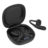 Навушники Choetech Open-ear з LED дисплеєм Black Фото