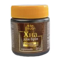 Хна Triuga Для бровей с эффектом татуажа Коричневая 20 г Фото