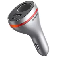 Зарядний пристрій Ugreen USBC PD20W + USB QC3.0 silver Фото