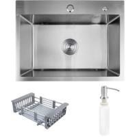 Мойка кухонная Kroner Geburstet-5843HM Фото