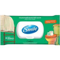 Туалетная бумага Smile Comfort Влажная 40 листов Фото