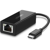 Переходник Ugreen USB-C 3.1 to RJ45 1000Mbps black Фото