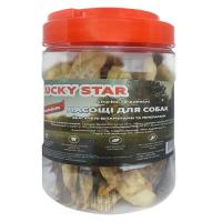 Лакомство для собак Lucky Star Кроличье ухо с мясом утки в тубе 500 г Фото