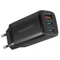 Зарядное устройство AXAGON 1xUSB + 2xUSB-C 65W QC4+ PD3.0 PPS black Фото