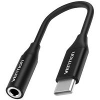 Переходник Vention USB-C M to 3.5mm F 0.1m DAC black Фото