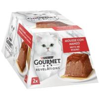 Паштет для кошек Purina Gourmet Revelations мусс с говядиной 2х57 г Фото