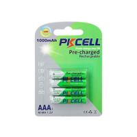 Акумулятор PkCell AAA R03 1000mAh 1.2V NiMH Already Charged, 4шт/бл Фото