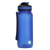 Пляшка для води Line Art Flores 650 мл синій Фото
