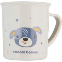 Набор детской посуды Canpol babies CUTE ANIMALS кружка пластикова, блакитна Фото