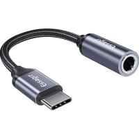 Переходник Essager USB-C M to 3.5mm F 0.12m gray Фото