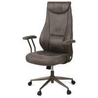 Офісне крісло Аклас Булат R-SR (Штучна замша 02 Dark gray) Фото