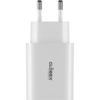 Зарядное устройство Globex USB-C 20W FastPower white Фото
