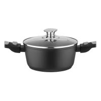 Кастрюля Ardesto Gemini Bari, 2.5л, алюміній, чорний Фото