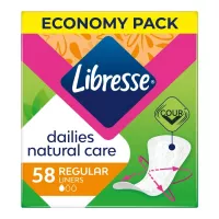 Щоденні прокладки Libresse Natural Care Dailies 58 шт. Фото