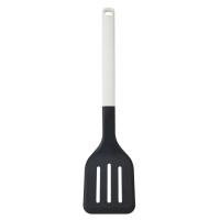 Лопатка кухонная KitchenAid Classic з прорізами 34 см білий Фото