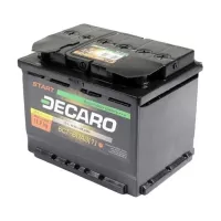Акумулятор автомобільний DECARO 60Ah-12v START R,EN480 Фото