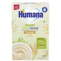 Детская каша Humana Organic Plain Cereal 5-Cereals безмолочная от 6 ме Фото