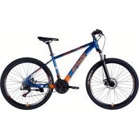 Велосипед Space 27.5" MERCURY DD FR рама-17" AL 2026 синьо-помаран Фото