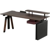 Комп'ютерний стіл Sihoo з електрорегулюванням висоти D07 1.6m Walnut/Black Фото