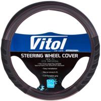 Чехол на руль VITOL M чорн. Фото