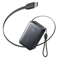 Батарея универсальная Anker 10000mAh Nano 45W Built-In USB-C Cable Black Фото