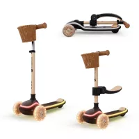 Самокат Kinderkraft 2-в-1 Raket Up Beige (KRRAUP00BEG0000) Фото