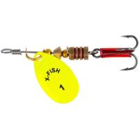 Блешня X-Fish Stark 2.5g 1 Nikel UV lime Фото