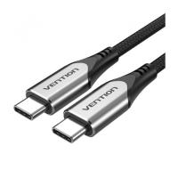 Дата кабель Vention USB-C to USB-C 0.5m 60W USB 3.1 cotton braided Фото