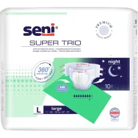 Підгузки для дорослих Seni Super Trio Large 100-150 см 10 шт Фото