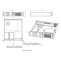 Корпус для сервера CSV 2U-LC Фото 4