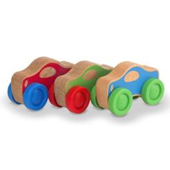 Развивающая игрушка Melissa&Doug Автомобильная пирамидка Фото