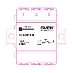 Кнопка звонка Sven SE-60014-B white Фото 1