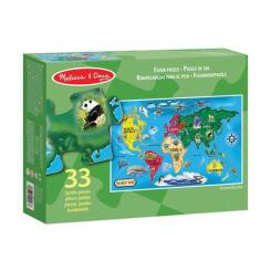 Пазл Melissa&Doug Карта Мира 33 элемента Фото