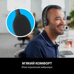 Наушники Logitech H111 Stereo Headset with 1*4pin jack Фото 5