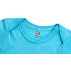 Боди детское Luvable Friends синий из бамбука с птичкой Фото 3