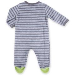 Человечек детский Luvena Fortuna велюровий, зелений Фото 1