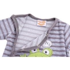 Человечек детский Luvena Fortuna велюровий, зелений Фото 2