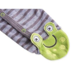 Человечек детский Luvena Fortuna велюровий, зелений Фото 3