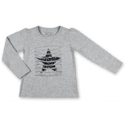 Кофта детская Breeze серая меланж со звездой Фото