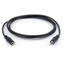 Кабель мультимедийный Vinga 3.5mm M to 3.5mm F 1.8m Фото 1