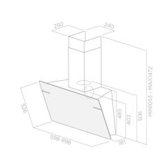 Вытяжка кухонная Elica LESSENZA BL/A/60 Фото 1
