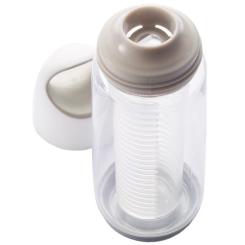 Бутылка для воды XD Modo Фруктовая 650мл серая крышка Фото 1