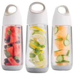Бутылка для воды XD Modo Фруктовая 650мл серая крышка Фото 3