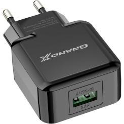 Зарядное устройство Grand-X CH-03B (5V/2,1A) Black Фото 2