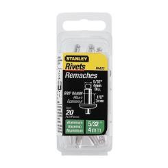 Заклепки Stanley алюминиевые d4х3 мм, 20 шт. Фото 1